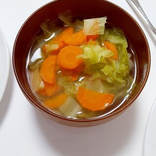 ウェイパーで簡単! 具だくさん野菜スープ！